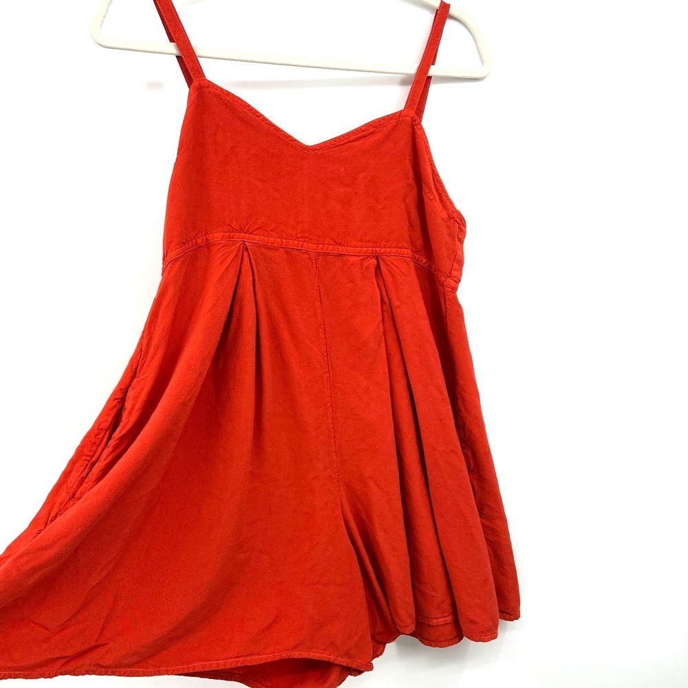 TRAMP romper pleated boho‎ made in India overall comfy kidcore retro coastal  M